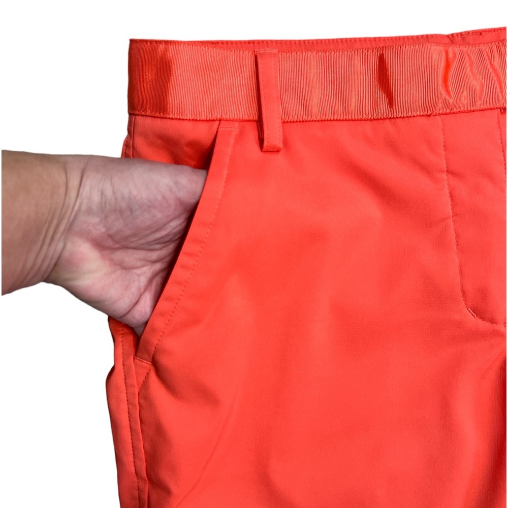 Puma Women's Hot‎ Coral Tech Bermuda Golf Shorts Size: 6 NWOT - Picture 3 of 12